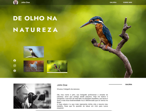Jhon Doe - Fotógrafo